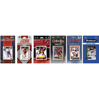 NHL New Jersey Devils Men's 6 Different Licensed Trading Card Team Sets, White