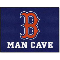 Fanmats 22384 Boston Red Sox Man Cave All-Star Rug - 34 in. x 42.5 in.