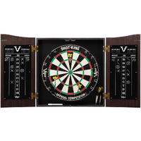 Viper Vault Dartboard Cabinet with Shot King Sisal Dartboard