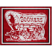 FANMATS NCAA Oklahoma Sooners University of Oklahoma8x10 Rug, Team Color, One Sized