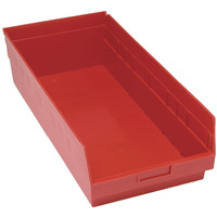 QUANTUM STORAGE SYSTEMS QSB816RD STORE-MAX Part Organizer Red Bins 24  L x 12  W x 8  H 6 Pack