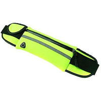 JupiterGear Sports Running Belt and Travel Fanny Pack for Jogging, Cycling and Outdoors with Water Resistant Pockets - Yellow