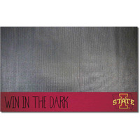 FANMATS 21123 Ioa State Cyclones Southern Style Vinyl Grill Mat - 26in. x 42in. - Deck Patio Protective Mat | Oil, flame, and UV resistant