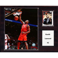 C&I Collectables NBA Toronto Raptors Mens 1215LEONARDTORNBA 12 x15  Kawhi Leonard Toronto Raptors Player Plaque, Brown, N/A