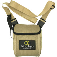 Bino Gear Bino Bag, Converts Into Binocular Harness, Crossbody, and Hip Bag, Safety Tether Strap Included, Desert Tan