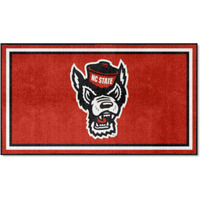 FANMATS 26882 NCAA NC State Wolfpack 3ft. x 5ft. Plush Area Rug | Sports Fan Area Rug, Home Decor Rug and Tailgating Mat