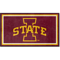 FANMATS 26900 NCAA Iowa State Cyclones 3ft. x 5ft. Plush Area Rug | Sports Fan Area Rug, Home Decor Rug and Tailgating Mat