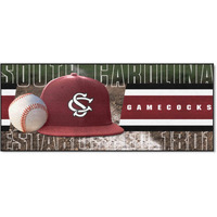 FANMATS 28024 NCAA - South Carolina Gamecocks Baseball Runner Rug - 30in. x 72in. | Sports Fan Area Rug Mat and Tailgating Mat