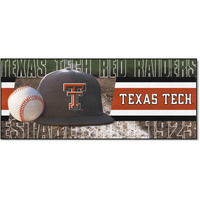 FANMATS 27827 NCAA - Texas Tech Red Raiders Baseball Runner Rug - 30in. x 72in. | Sports Fan Area Rug Mat and Tailgating Mat