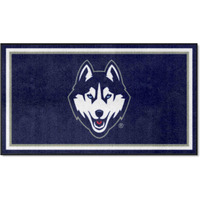 FANMATS 26905 NCAA UConn Huskies 3ft. x 5ft. Plush Area Rug | Sports Fan Area Rug, Home Decor Rug and Tailgating Mat