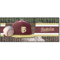 FANMATS 27824 NCAA - Florida State Seminoles Baseball Runner Rug - 30in. x 72in. | Sports Fan Area Rug Mat and Tailgating Mat