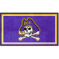 FANMATS 26914 NCAA East Carolina Pirates 3ft. x 5ft. Plush Area Rug | Sports Fan Area Rug, Home Decor Rug and Tailgating Mat