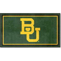 FANMATS 26915 NCAA Baylor Bears 3ft. x 5ft. Plush Area Rug | Sports Fan Area Rug, Home Decor Rug and Tailgating Mat