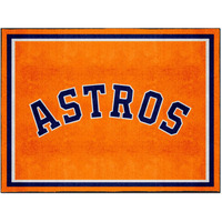 FANMATS 29072 Houston Astros 8ft. x 10 ft. Plush Area Rug