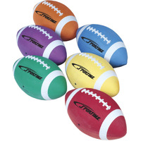 Sportime Gradeballs Youth/Intermediate Rubber Footballs, Size 7, Set of 6