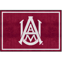 FANMATS 32729 Alabama Agricultural & Mechanical University 5ft. x 8 ft. Plush Area Rug