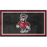 FANMATS 35779 NC State Wolfpack 3ft. x 5ft. Plush Area Rug