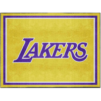 FANMATS 36989 Los Angeles Lakers Ulti-Mat Rug - 5ft. x 8ft.| Sports Fan Area Rug, Home Decor Rug and Tailgating Mat