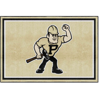 FANMATS 36515 Purdue Boilermakers 8ft. x 10 ft. Plush Area Rug