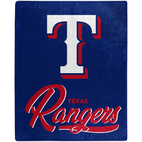 The Northwest Company 1MLB/07070/0029/RET: Raschel 50X60 Signature - Rangers