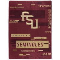 Northwest Company NCAA Digitize Design Plush Raschel Thow Blanket, 60 x80  (Florida State Seminoles)