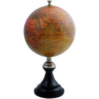 Versailles Globe, Bronze and Brass, Decorative Globe by Authentic Models - Vintage Desk Globe with Stand - Home Office World Globe for Adults - Spinning Earth Globe