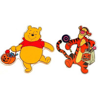 IWGAC Disney Pooh and Friends Halloween Window Jelz Set of 2