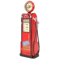 Old Modern Handicrafts Gas Pump with Clock Collectible 1:4-ScaleOld Modern Handicrafts Gas Pump with Clock Collectible 1:4-Scale Model - Antique Gas Pump Clock - 7.5L x 4.5W x 21.0H Inches