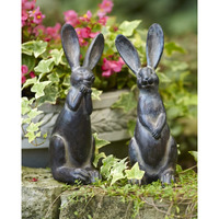 Rabbit (Set of 2) 11.5 H Resin