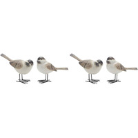 Melrose International Standing Bird Figurine (Set of 4)