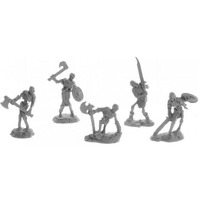 212 Main Dungeon Dwellers Bog Skeletons Figure - Set of 5