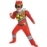 Ranger Dino Muscle Costume Red - Size 3T-4T