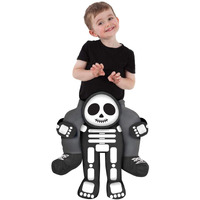 212 Main Toddler Skeleton Piggyback Costume Multicoloured