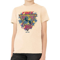 Del Sol Color Changing Youth Boys Crew Tee - Wild and Free, Natural, Size YS