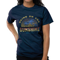 Del Sol Color Changing Women's Boyfriend Tee - Bring on The Sunshine, Size 2XL