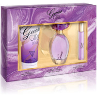 GUESS Girl Belle Eau de Toilette 3 Piece Gift Set - Perfume Spray 3.4 Fl. Oz., Travel Spray 0.5 Fl. Oz., & Body Lotion 6.7 Fl. Oz.