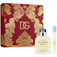 Dolce & Gabbana Light Blue for Men Gift Set- Eau De Toilette Spray 125 ml / 4.2 fl.oz and Travel Spray 10 ml / .33 fl.oz