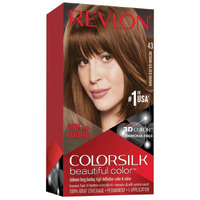 REVLON Colorsilk Beautiful Hair Permanent Hair Color, 43 Medium Golden Brown, 1.45 lb (RK-76775)