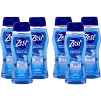 Zest Ocean Breeze Body Wash - Enriched with Sea Minerals - Rich Lathering Cleansing Body Wash Leaves Your Skin Feeling Smooth and Moisturized With an Invigorating Scent, 18 Fl Oz (Pack of 6)