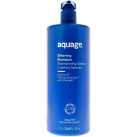 AQUAGE SeaExtend Silkening Shampoo, 33.8 Oz, Luxurious Shampoo that Prevents Color Fading and Thermal Styling Damage, Thermal-V Technology Seals Heat Out