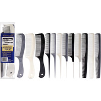 Aristocrat 12 Piece Plastic Comb Set