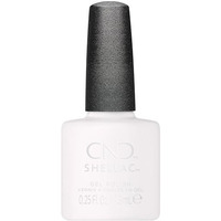 CND Shellac Gel Nail Polish, Long-lasting NailPaint Color with Curve-hugging Brush, White Polish, 0.25 fl oz