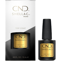 CND Shellac Gel Nail Polish ORIGINAL Top Coat, Ultra Shine Scratch Resistant Final Step Protective Longwear with No Nail Damage, 0.50 fl oz