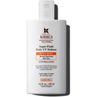 Kiehl's Super Fluid UV Defense Daily Facial Sunscreen SPF 50+, Lightweight Matte Finish, Protects Against UVA/UVB Rays & Pollution, Vitamin E & Baicalin, Non-comedogenic, Paraben-free - 4.2 fl oz