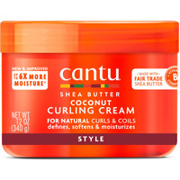 Cantu Shea Butter Coconut Curling Cream, 12 Ounce (Pack of 4)