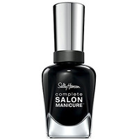 Sally Hansen - Complete Salon Manicure Nail Color, White To Black, Hooked on Onyx (SG_B01LXRV8OY_US)