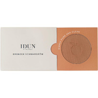 Idun Minerals - Pressed Mineral Bronzer - Matte, Soft Focus Powder - Infused With Ultra Purified Minerals - For A Sun Kissed Complexion In A Sweep And Sculpted Definition - Sommardrom - 0.16 Oz