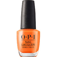 OPI Nail Lacquer, Summer Lovin' Having a Blast, Orange Nail Polish, Grease Collection, 0.5 fl oz