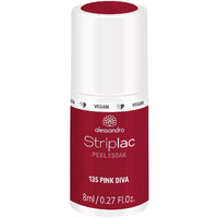 alessandro Striplac Peel or Soak Nail Polish - Long Lasting Wear - Quick Drying Time - Offers a Variety of Colors - Delivers Professional Results - Vegan - Cruelty Free - Pink Diva - 0.27 oz