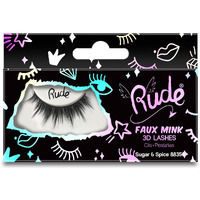 Rude Cosmetics Essential Faux Mink 3D Lashes - Sugar and Spice Pair Women 1 Pc